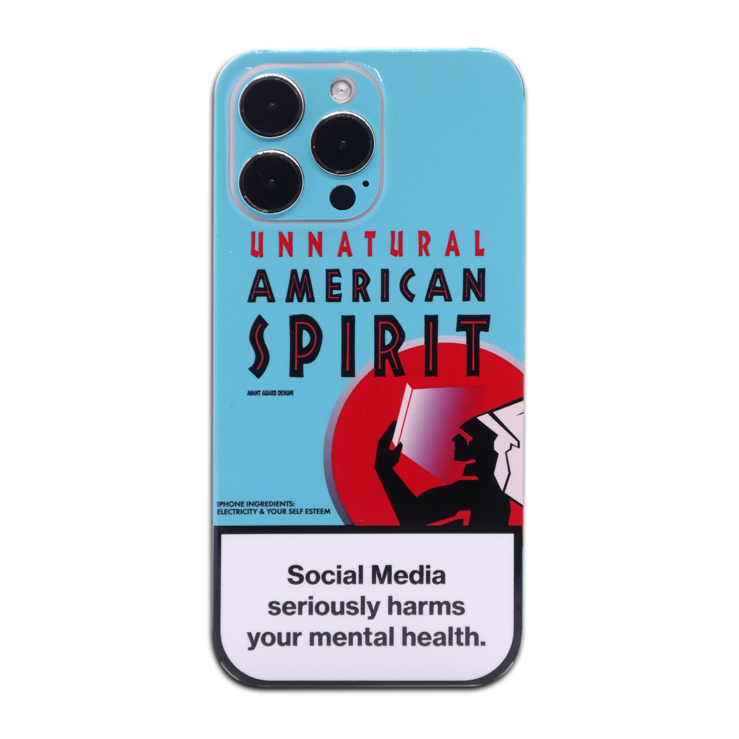 SOCIAL MEDIA KILLS WRAP - LIGHT BLUE