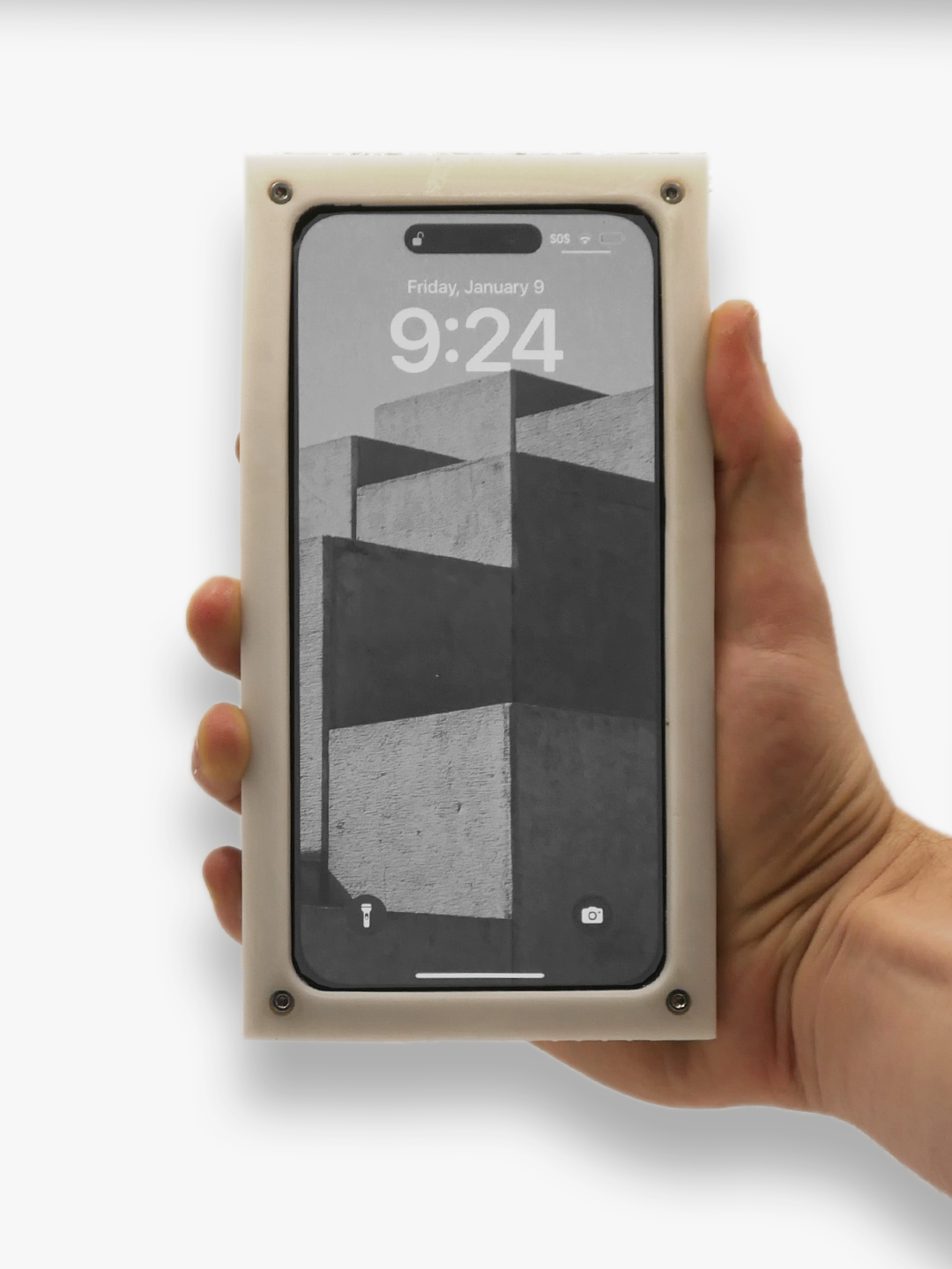 Concrete Case — Brutalist iPhone Case