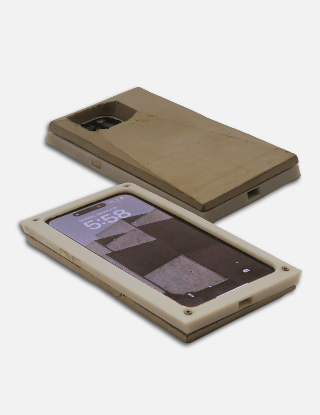 Concrete Case — Brutalist iPhone Case